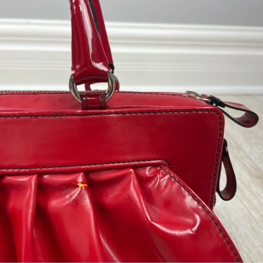 Authentic Valentino Garavani Lacca fleur red bag - Picture 4 of 12